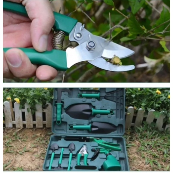 Набор садовых инструментов из 5 предметов (зеленый) оптом